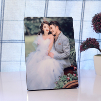 半个许仙婚纱照摆台 放大结婚照大韩水晶相框摆台挂墙结婚照相片制作 白边直边亚米奇 48寸