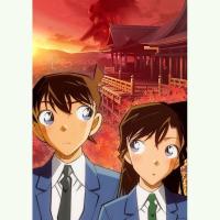 名侦探柯南新兰工藤新一毛利兰基德灰原哀动漫卷轴海报挂画 A