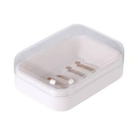 肥皂盒带盖旅行便携式家用卫生间大号简约创意浴室双层有盖香皂盒男女防水皂架