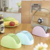 半个许仙厨房刀架厨具收纳架砧板菜板置物架锅盖支架 草绿色