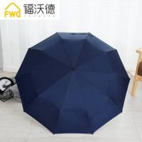 lotosblume德国全自动折叠男女士晴雨大伞黑胶防晒防紫外线太阳伞 藏青