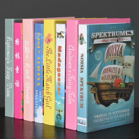 半个许仙卡通假书仿真书装饰品摄影童话道具书壳儿童房书模型家居装饰摆件 30本儿童系列随机不重复