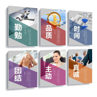 半个许仙办公室装饰画挂画公司企业文化墙励志标语会议室走廊墙面励志标语 A安全(单幅价格) 70宽x90高cm25mm厚板