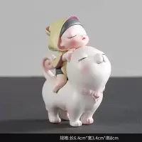 可爱少女心摆件Q版白夜童话猫将军家居桌面小装饰品送女生日 《猫将军-Q版》
