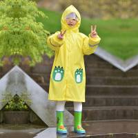 儿童雨衣男童小学生女童幼儿园雨披宝宝斗篷式上学衣可爱一体全身
