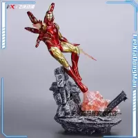 国产漫威复仇者联盟1/10钢铁侠mk85盒装手办像摆件模型 MK85钢铁侠雕像