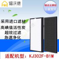 适配长虹空气净化器KJ302F-过滤网滤芯HEPA活性炭除PM2.5甲醛