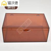 避光针剂盒塑料粉剂盒 遮光黑色密封保存急救抢救车收纳盒 F01茶色避光盒