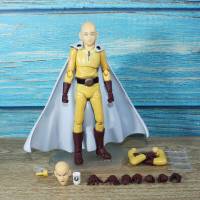 figma一拳超人手办玩具琦玉老师光头杰诺斯模型人偶玩偶摆件公仔 埼玉静态24cm