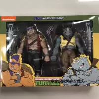 NECA SDCC限定忍者神龟牛头猪面可动人偶模型手办摆件 购买 1套 2款