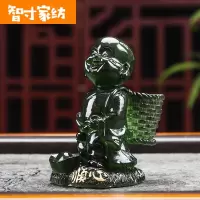 半个许仙创意精品家居变色茶宠摆件喷水小和尚茶玩小男孩茶盘饰品茶道配件 尿童变色茶宠(金色款)