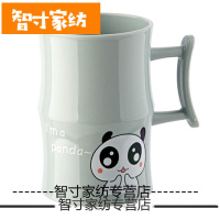 半个许仙塑料卡通洗漱杯刷牙杯漱口杯 创意情侣喝水杯牙缸杯子牙刷杯 北欧蓝