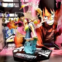 海贼王手办模型全套帽索隆甚平路飞四档生日摆件周边限量版 草帽三大主力[推荐]
