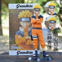 火影忍者手办模型仙人鸣人童年佐助卡卡西宇智波鼬动漫模型摆件 须佐能乎/佐助+鼬(高约:21cm)