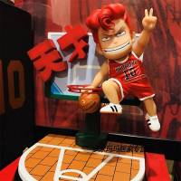 灌篮高手樱木花道天才樱木湘北五虎手办模型摆件国产大号超大周边 天才樱木22cm 国产盒装