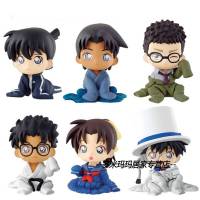 名侦探户川柯南工藤新一怪盗基德6款桌面场景盲盒 盒蛋模型摆件 6款柯南场景盒蛋