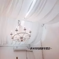 定制波浪防尘顶床装饰民宿客栈屋顶防尘美化浪漫格调遮挡装饰