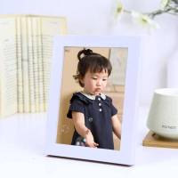 高中通用技术作品相框挂墙摆台画框简易材料自制手工小摆件相片架 白色(只有相框) 11寸(小12寸)[摆台挂墙两用]