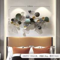 吃饭厅墙壁小挂件北欧风格挂饰创意铁艺壁饰立体客厅背景墙面装饰 柏莎XL(2.4米)