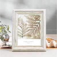 A4照片框架单个 艺术照A4相片温馨宿舍单个框架7相框十字绣框立 宫廷白[不含画芯]WK 4开挂墙[可放38*53cm]