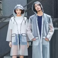大人雨衣 全身外套女衣服雨披宋茜同款网红一次性户外防水透明