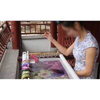 刺绣绷架 手工苏绣刺绣花绷架十字绣diy工具实木卷绷传统台式绣架绣绷架子 2.2米(大可绷1.8米画)需预定及补运费