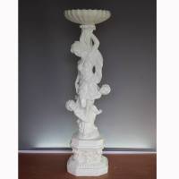 客厅落地摆件大件 欧式塑艺术品所酒店走廊装饰人物家居咖啡馆大件客厅落地摆件 古铜金192厘米高不含花一件价格