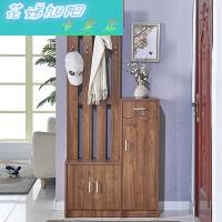 进鞋柜衣帽柜挂衣架组合镜子多功能厅柜玄关柜客厅隔断换鞋凳