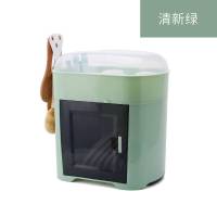 厨房碗架碗筷收纳盒放碗碟沥水收纳架二层带盖家用置物架塑料碗柜 白色+锅盖架