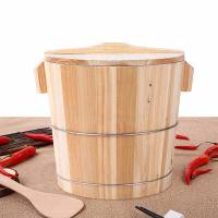 米桶储米箱米缸装米桶木制家用厨房储物箱杂粮面粉大米加大收纳盒