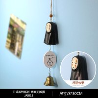 半个许仙日式风铃挂饰饰可爱萌物女生儿童生日卧室阳台铃铛挂件个性家居装饰挂饰挂件摆件 陶瓷红点天使