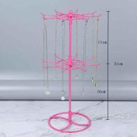 半个许仙铁艺耳环架饰品展示架挂耳钉耳饰耳坠旋转首饰架家用收纳创意简约 旋转雨伞耳环架