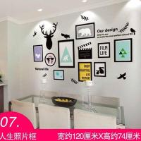 半个许仙3D立体海报贴纸墙贴墙壁纸现代简约家居墙纸自粘宿舍床头温馨装饰卧室客厅贴画装饰墙纸 07人生照片框