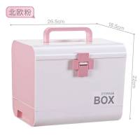 医药箱家用急救箱小药箱家庭装药盒应急救药箱收纳盒箱子大号