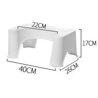 家用马桶凳子垫加厚脚凳塑料蹲坑蹲便登儿童脚踩脚踏凳厕所坐便凳 加厚款