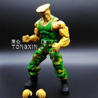 古烈Guile模型 可动人偶 漫画游戏街头4嘉米摆件 图片色