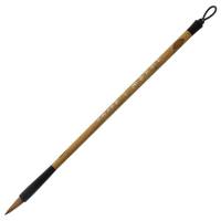 安邦笔庄手工制北尾纯狼毫书法国画级中小楷兼毫狼嚎 三相湘妃竹三支套装