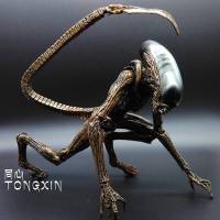 异形狗大战铁血战士 关节超可动人偶电影模型汽车载摆件玩具公仔场景鬼物 异形双sha套装(散装)