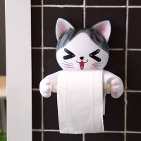 创意浴室 厕所卫生间卫生纸盒免打孔厕纸盒手纸巾盒架卷纸筒置物架 猪妹儿