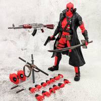 死侍模型山口式蜘蛛人偶侠figma金刚狼可动玩具摆件X战警电影 082死士(豪华版)