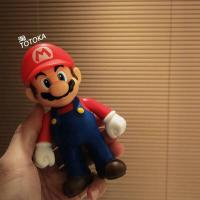 玛丽马里奥公仔 搪胶路易耀西模型玩具摆件人偶 生日 BP眼镜厂 EA23搪胶玛丽全套3款