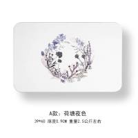 硅藻泥脚垫 防滑浴室海藻泥吸水垫大尺寸卫生间速干厕所硅藻土地垫