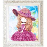 钻石画2019新款满钻5d小幅女孩可爱卡通动漫儿童点粘贴砖石十字绣 [套装]1图+1鎏金框留言几号图