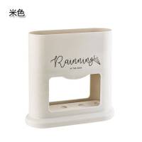 雨伞架 家用酒店大堂创意收纳架折叠伞直伞架超市专用放伞架子落地式家用口挂伞的架子 米色