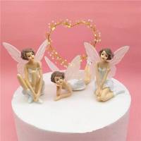 生日蛋糕插件蛋糕上的装饰品网红流行精灵女孩公主少女心in 美人鱼16CM(10只装)