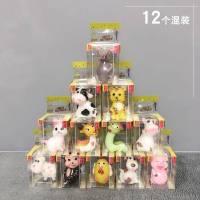 十二生肖蜡烛儿童生日蛋糕装饰摆件创意生日蜡烛可爱卡通动物蜡烛 T1生肖蜡烛混装(12个)
