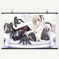 缘之空 春日野穹/穹妹萌妹动漫卷轴挂画布画海报定制DIY A款 60x90CM(厘米)