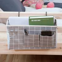 床头挂篮宿舍上铺床边收纳挂袋学生手机布艺悬寝食杂物收纳神器