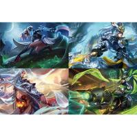 动漫周边 TFBOYS组合 压纹高清海报 墙贴 一套八张 ,单张:42 X 29CM 王者荣耀