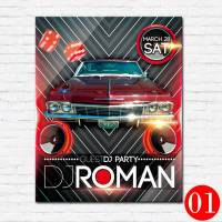 汽车店海报装饰画洗车广告宣传挂画休闲区维修背景墙壁墙贴 QZ001-04 80*120cm尺寸上档次25mm厚板单张